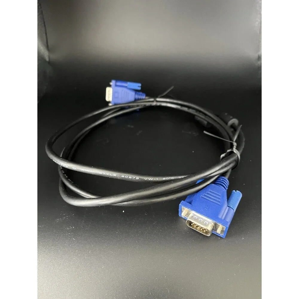 5FT VGA SVGA Cable Adapter Male to Male LCD PC TV Fast Shipping